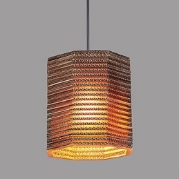 Lampada a sospensione 1 luce moderna in tessuto