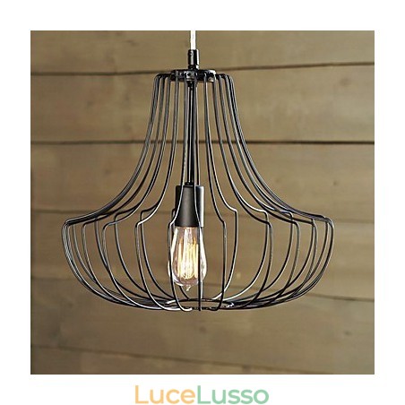 Lampada a sospensione artistica in ferro Coop Design Lampada a sospensione artistica in ferro Coop Design