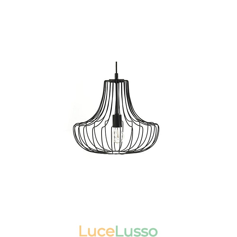 Lampada a sospensione artistica in ferro Coop Design