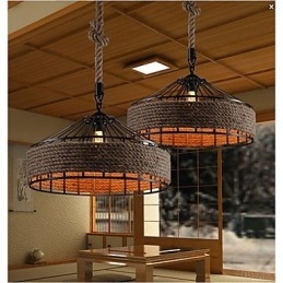 2 Light Country Designers Altri Lampadario in metallo Lampada a sospensione
