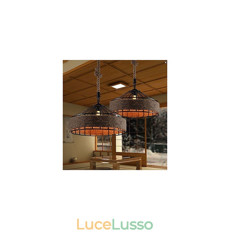 2 Light Country Designers Altri Lampadario in metallo Lampada a sospensione