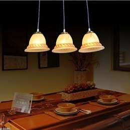 Pendente Tre Luci Bronzo Europeo Retro Classico