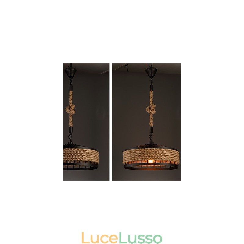 2 Light Country Designers Altri Lampadario in metallo Lampada a sospensione