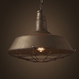 Lampadario retrò in ferro americano nord europeo minimalista in ferro battuto