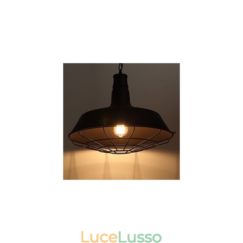 Lampadario retrò in ferro americano nord europeo minimalista in ferro battuto