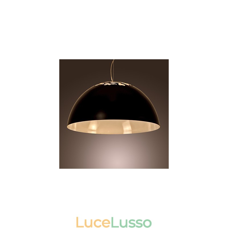 Lampada a sospensione moderna e contemporanea con dipinto a ciotola