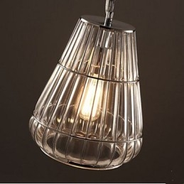 Lampada a sospensione in vetro in stile americano Industrial Wind Cafe