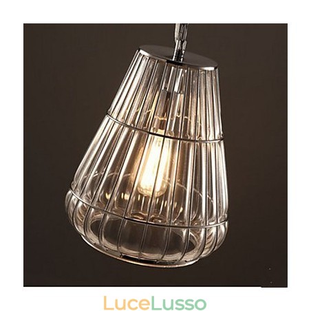 Lampada a sospensione in vetro in stile americano Industrial Wind Cafe Lampada a sospensione in vetro in stile americano Industrial Wind Cafe
