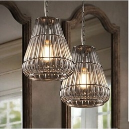 Lampada a sospensione in vetro in stile americano Industrial Wind Cafe