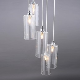 Lampada in vetro trasparente semplice moderna creativa