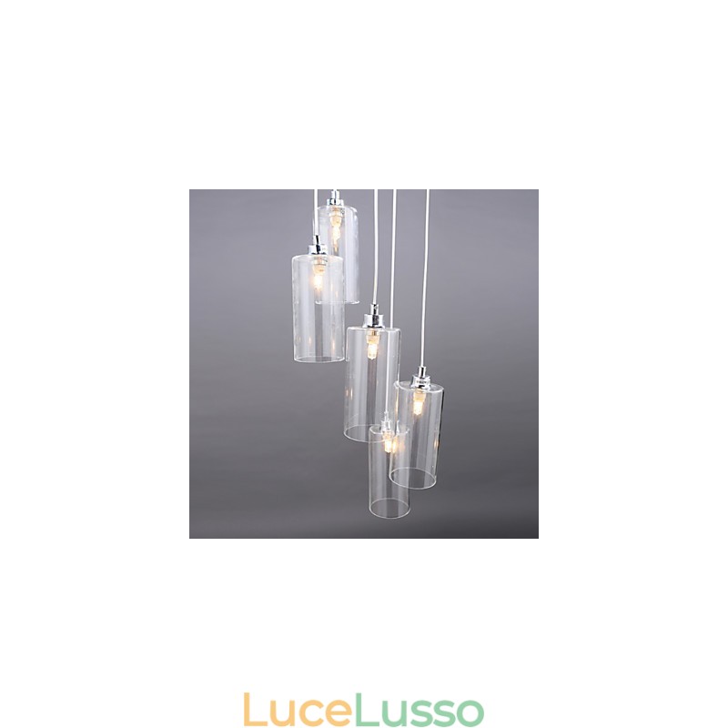 Lampada in vetro trasparente semplice moderna creativa