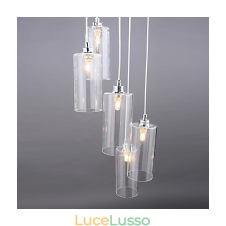 Lampada in vetro trasparente semplice moderna creativa Lampada in vetro trasparente semplice moderna creativa