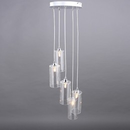 Lampada in vetro trasparente semplice moderna creativa