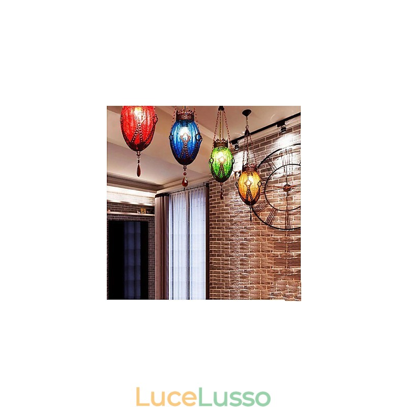 Coffee Deck One Retro Lampadario Singolo Pastorale Industriale
