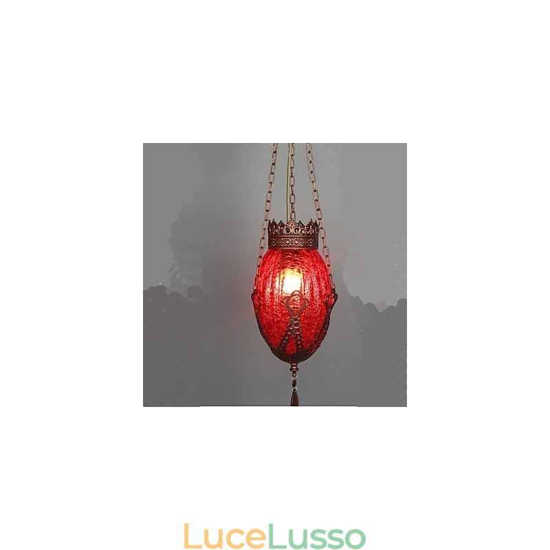 Coffee Deck One Retro Lampadario Singolo Pastorale Industriale