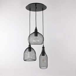 Lampade a sospensione Mini stile rustico Lodge Retro Country Garage Metallo