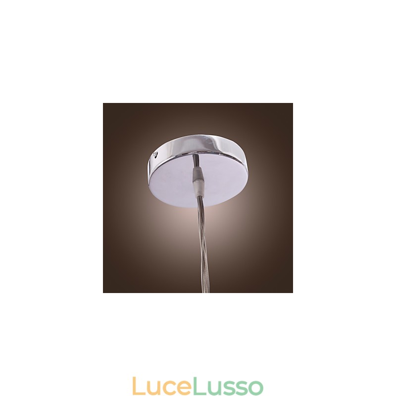 Lampada a sospensione moderna in alluminio con 7 luci