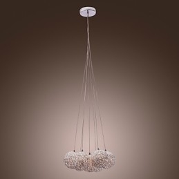 Lampada a sospensione moderna in alluminio con 7 luci