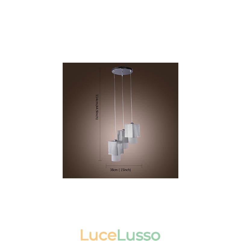 Lampada a sospensione moderna e contemporanea in stile mini elettrolitico