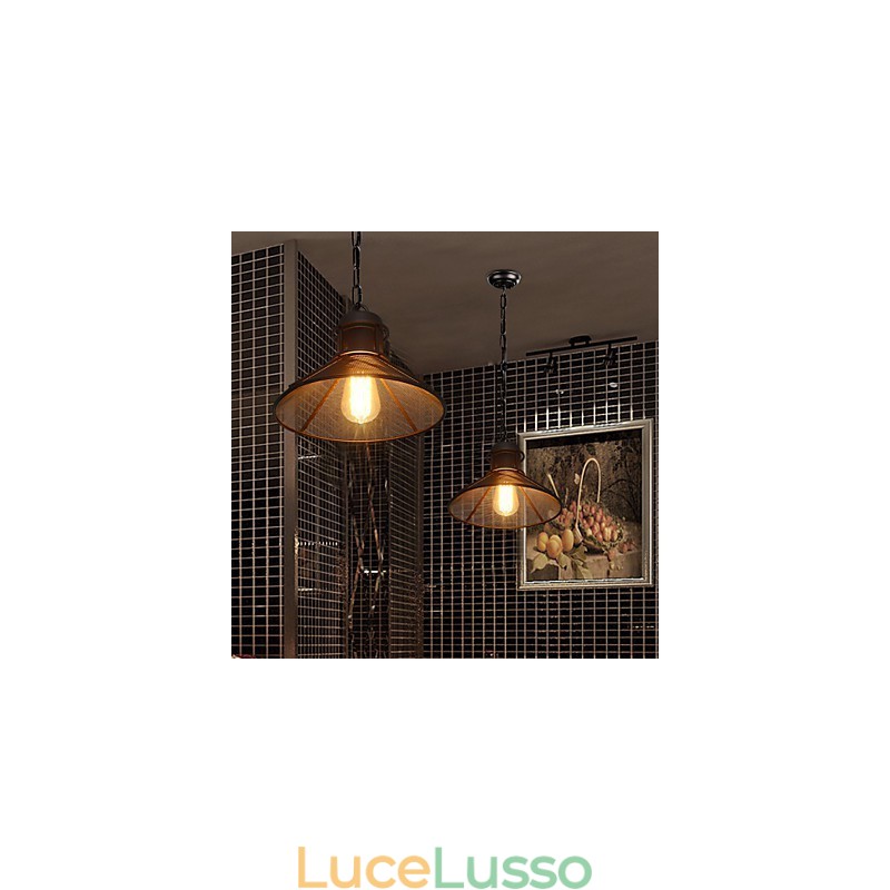 Luci pendenti Mini Style Retro Garage Metallo