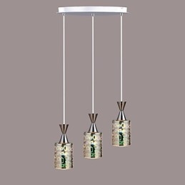 Lampada cromata con incisione laser Dream