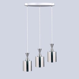 Lampada cromata con incisione laser Dream