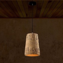 Lampada a sospensione industriale retrò Cemento