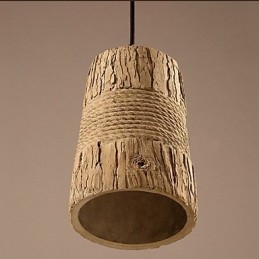Lampada a sospensione industriale retrò Cemento