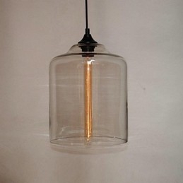 Pendente di design della bottiglia 1 luce Concise Iron Painting
