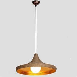 Lampadario retrò C Canapa industriale