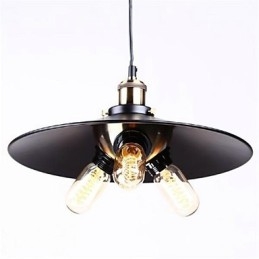 Lampada a sospensione in stile country in ferro battuto