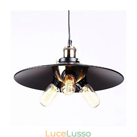 Lampada a sospensione in stile country in ferro battuto Lampada a sospensione in stile country in ferro battuto