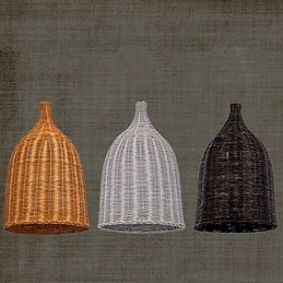 Lampadario in rattan Lampadario Lampadario Lampadario creativo retrò in rattan