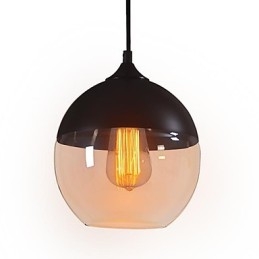 WestMenLights Modern Vintage Glass Ceiling Pendant Light 200mm Diametro