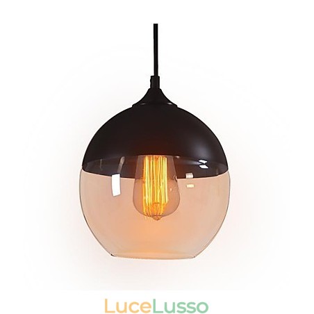 WestMenLights Modern Vintage Glass Ceiling Pendant Light 200mm Diametro