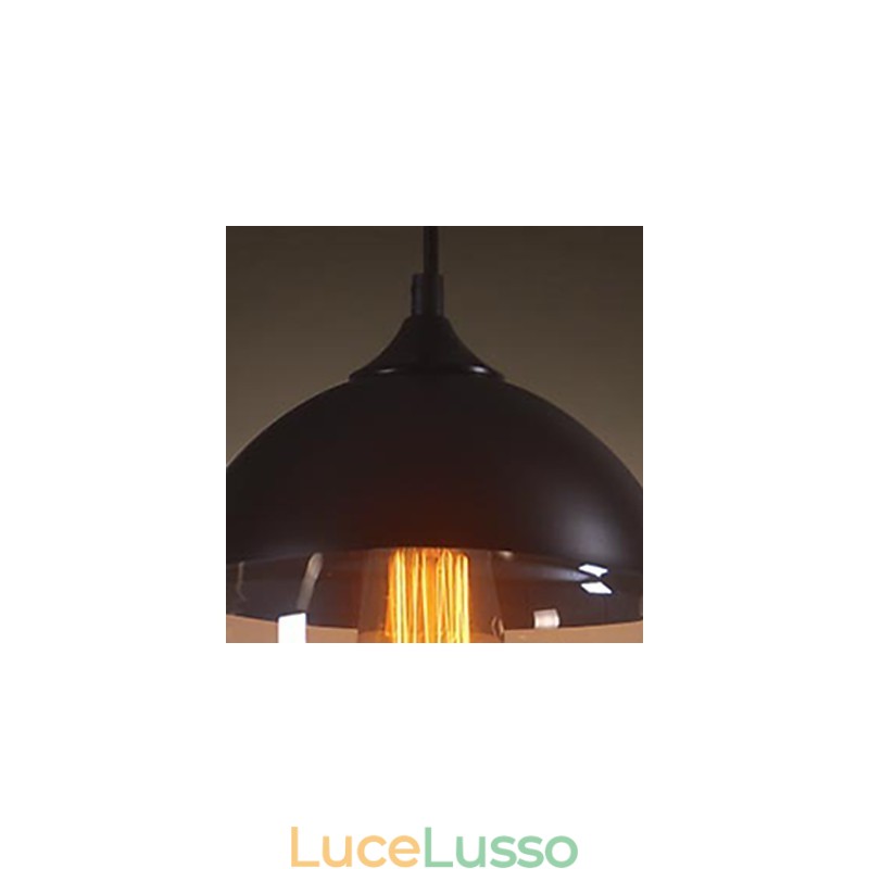 WestMenLights Modern Vintage Glass Ceiling Pendant Light 200mm Diametro