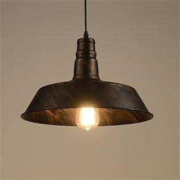 Diametro del lampadario retrò minimalista con copertura unica da 360 mm