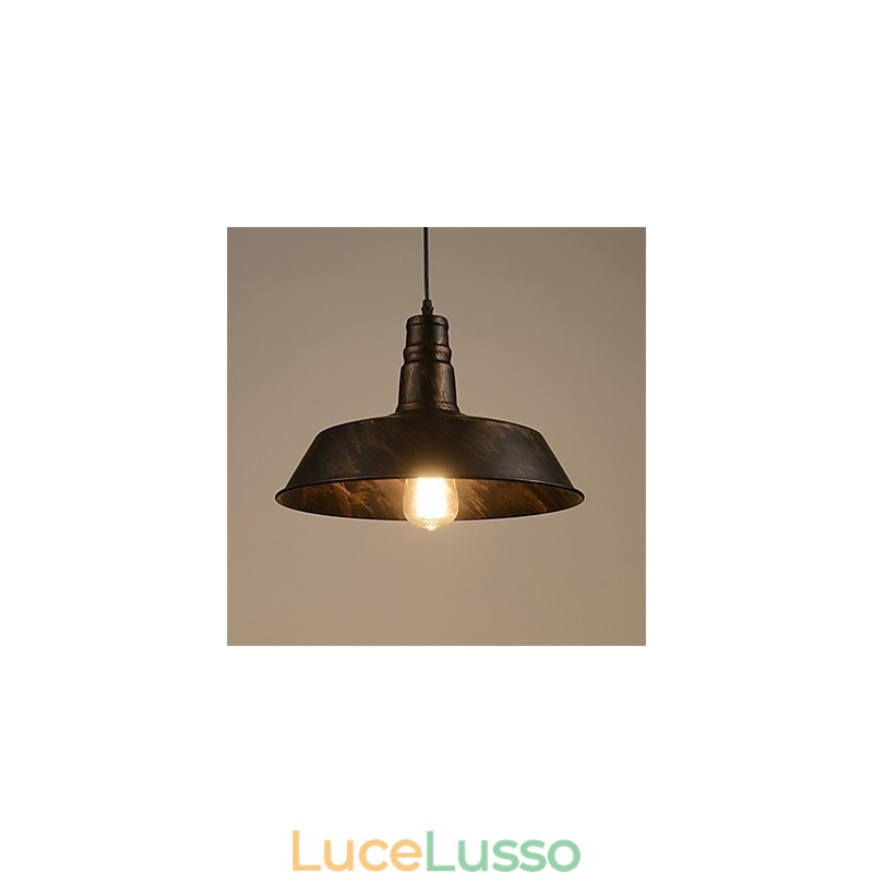 Diametro del lampadario retrò minimalista con copertura unica da 360 mm