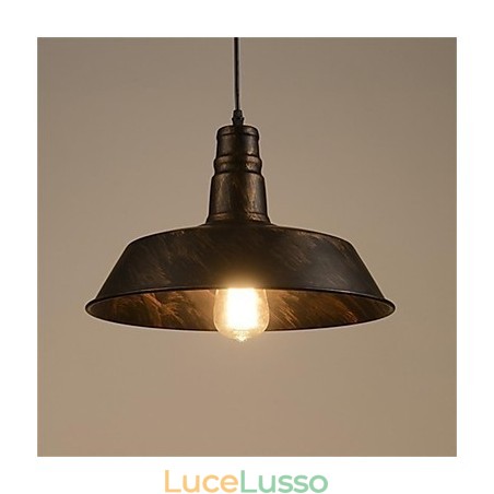 Diametro del lampadario retrò minimalista con copertura unica da 360 mm Diametro del lampadario retrò minimalista con copertura unica da 360 mm