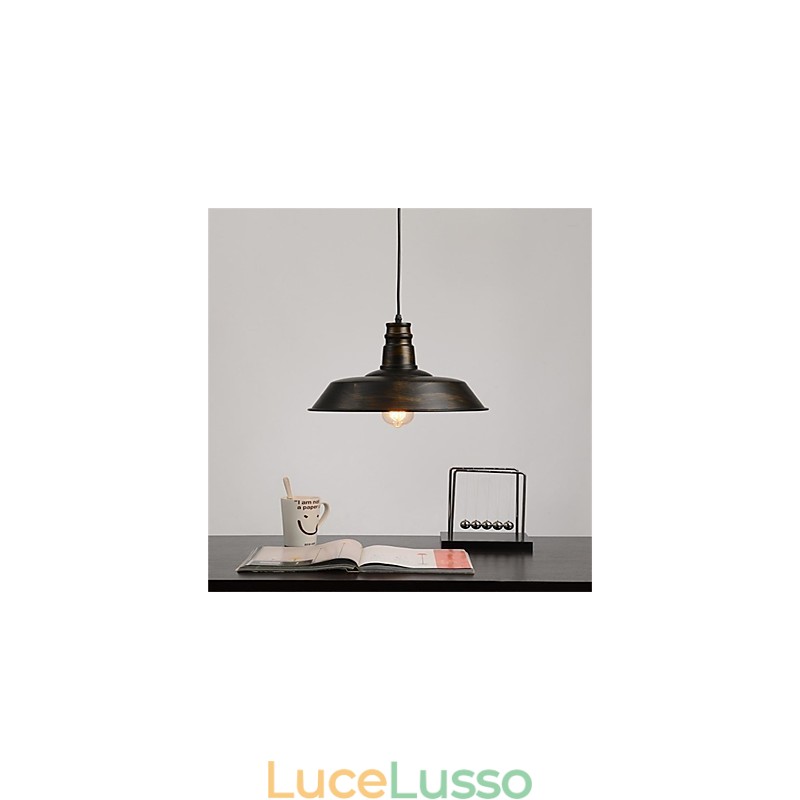 Diametro del lampadario retrò minimalista con copertura unica da 360 mm