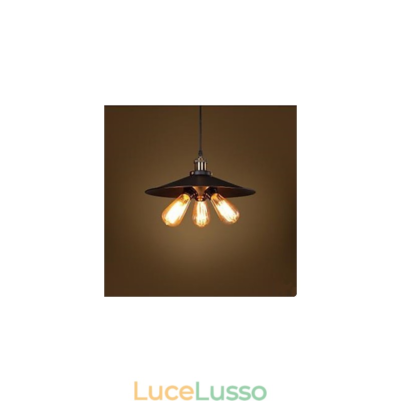 Lampada a sospensione a triangolo Copper Head