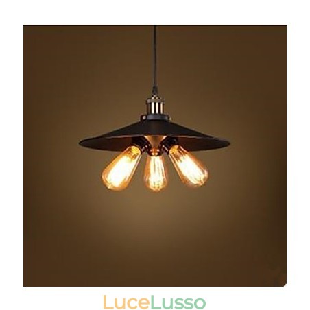 Lampada a sospensione a triangolo Copper Head