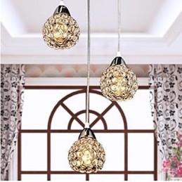 Lampadario per piccoli pasti in cristallo K9