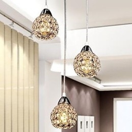 Lampadario per piccoli pasti in cristallo K9
