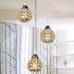 Lampadario per piccoli pasti in cristallo K9