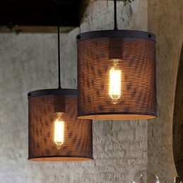 Lampadario in metallo in stile moderno e contemporaneo mini