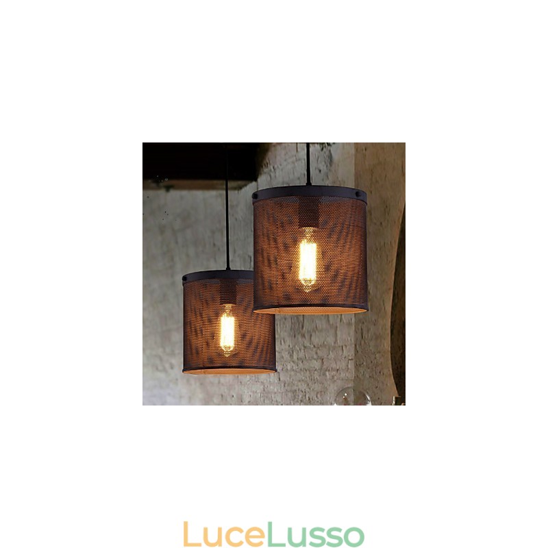 Lampadario in metallo in stile moderno e contemporaneo mini