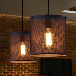 Lampadario in metallo in stile moderno e contemporaneo mini