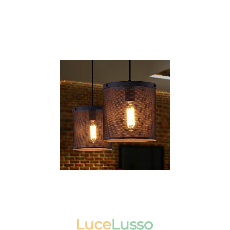 Lampadario in metallo in stile moderno e contemporaneo mini
