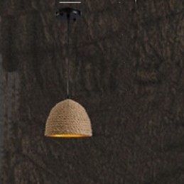 Lampadario in ferro battuto vintage creativo industriale canapa